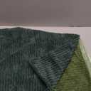 MIULEE Boho Farmhouse Sage Green Throw Pillow Covers 18x18 Inch Set of 4 Mordern Nordic Cushion Covers Soft Corduroy Spring Home Decor for Couch Bed Sofa Living Room Forest Green