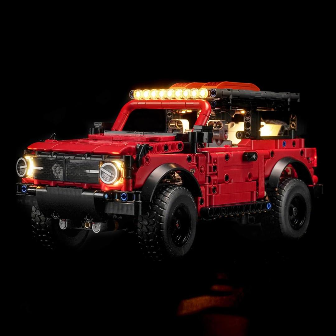 Light kit Compatible with Lego 42213 Ford Bronco SUV - No Model Only Light, LED Lighting Accessories Compatible with Lego 42213 (Standard Version)