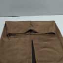 ODCOCD Women's Faux Suede Pencil Skirt Size L
