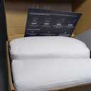 Pacific Coast Bed Pillow, Luxury Hotel Goose Feather and Down Firm Pillow for Sleeping with 100% Cotton Shell, Soft and Supportive