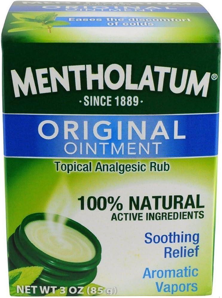 Mentholatum Ointment, 3 Ounce / 85 g (Pack of 2)