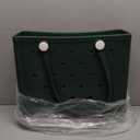 Military Green Rubber Tote Bag