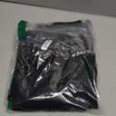 Missufe Women's Short Sleeve Ruched Casual Sundress Midi Bodycon T Shirt Dress (Medium, Black)