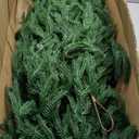 Hananona 4 Pcs 9 Ft Artificial Norfolk Pine Garlands, Real Touch Winter Pine Garland, Green Artificial Greenery Garland for Table, Mantle, Wall, Indoor, Outdoor Christmas Decorations (4, 9 Ft)