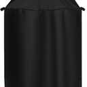 SunPatio Grill Cover Compatible with Weber, Big Green Egg, Char-Broil 22 Inch Charcoal Kettle Grills, Outdoor Waterproof BBQ Grill Cover, Compared to Weber 7150, 27.7" Dia x 38" H