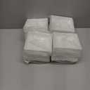 VIVIDA 5" x 5" Vinyl Post Caps, White PVC Pyramid Fence Post Cap, for Actual 5" x 5" Vinyl Fence, Deck & Mailbox, 12 Pack