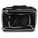 Expandable Pet Carrier, Soft-Sided Carrier for Small Cats and Dogs with Locking Safety Zippers and Anti-Scratch Mesh(Black)