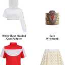 IBQ Kids Costume Set for Cheerleader Costume Girls Halloween Dress Up (140 9-10 Years)