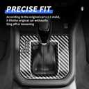 Car Central Control Gear Shift Panel Trim Cover for Subaru Forester 2025 2026 Auto Interior Decorations Accessories Center Console Protection Frame Carbon Fiber Style kit Accessory
