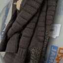 Mens Moisture Wicking Crew Compression Hiking Work Boot Socks w/Germanium Fiber Coolmax All Season 2 Pairs Brown