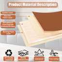 Leather Repair Patch 2 PCS, 11.8X54 with Scissors, Black (self-Adhesive, Waterproof, Custom Style, Polished, Interior use, for Furniture, car Seats, cabinets, Walls, Handbags) (Light Brown)