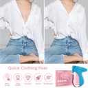 Stitch Gun for Clothes - Handheld Stitch Gun Quick Clothing Fixer - Tagging Gun - Includes 6 Needle, 1000 Black Fasteners & 1000 White Fasteners 