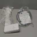 Hibbent Bidet Attachment for Toilet, Non-Electric Dual Nozzle for Frontal & Rear Wash, Adjustable Water Pressure Control, Fresh Water Bidet Toilet Seat, Self Cleaning Water Sprayer, White (Chrome)