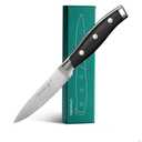 linoroso 3.5 Inch Paring Knife, Sharp Forged German Stainless Steel Kitchen Knife, Full Tang Small Fruit Knife with Ergonomic Handle, Premium Classic Series with Elegant Gift Box