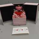 Suturun Preserved Roses Forever Flowers Gifts for Women, Eternal Preserved Rose with Necklace Romantic Gift for Her, Mom, Wife, Girlfriend on Birthday Anniversary