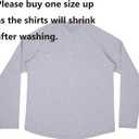 Year In Year Out Big and Tall Henley Shirts for Men Cotton Long Sleeve T Shirts for Men from 2XL(T) to 6XL(T) (Gray, XXXL)
