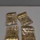 WDF 100 Piece Gold Plastic Spoons Disposable - 6.93 Inch Baroque Gold Spoons Plastic Silverware for Dessert Cake - Heavy Duty for Thanksgiving Party, Wedding or Daily Using