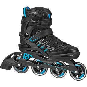 Roller Derby Aerio Men's Inline Skates (10, Black/Blue)