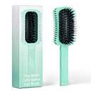 Curly Hair Brush Defining, Volume Curl Defining Brush for Effortlessly Detangling Shaping and Styling Women's Curls, Waves & Coils, Curly Hair Products, Reduce Frizz (Green 1PC)