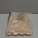 Scalloped Felt Bulletin Board 24 x 18 Inches Foldable Light Blue Pin Cork Board Alternative for Wall, 2' x 1.5' Trifold Picture Vision Self Adhesive Bulletin Decorative