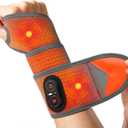 Cordless Wrist Heating Pad for Relief Pain,Wrist Massager for Carpal Tunnel,Rechargeable Heated Wrist Brace,Wrist Massager for Arthritis