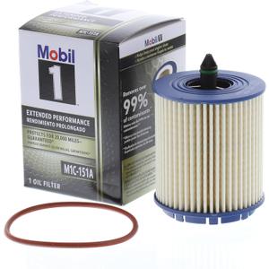 Mobil Oil Filter, Cartridge, 3-9/16 in Tall, Various Applications, Each