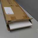 Bamboo Dual Monitor Stand Riser White, 2-Tier Desk Monitor Riser for 2 Monitors, Supports for PC Computer Monitor, Printer, Heavy TV Riser up to 300 lbs, White