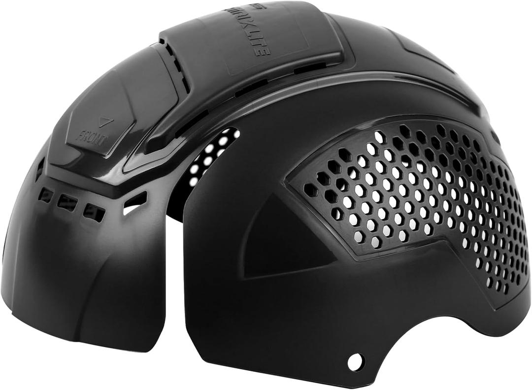 GREEN DEVIL Matrix Lite Series Bump Cap Insert for Baseball Caps EN 812 Universal Safety Bump Hat Insert for Men Women Vented Lightweight (1pc*Black)
