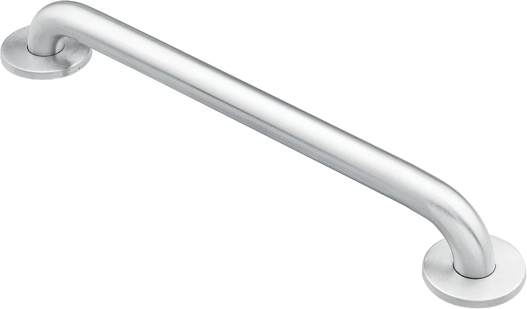 Moen Home Care Bathroom Safety 32 Inch Stainless Steel Handicap Grab Bar for Bathtub and Shower, Elderly Assistance Product with Concealed Screws, 8732
