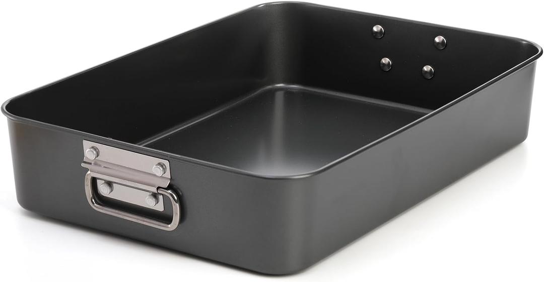 Jucoan Lasagna Pan 3 Inch Deep, 16 x 11.5 Inch Large Baking Pan Casserole Dishes for Oven, Non-Stick Baking Dishes Roasting Pan Brownies Pan for Thanksgiving, Christmas, Housewarming Gifts - Dishwasher Safe
