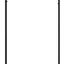 Garment Rack Modern Freestanding Clothes Hanging Rail, U-Shaped Base Clothing Rack, Metal Clothing Display Stand, Space Saving Coat Rack for Bedrooms and Boutiques(Size:100X40X160CM,Color:Black)