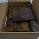 iDavosic.ly 5 Tier Plant Stand Indoor, Tiered Corner Flower Holder Shelf Outdoor, Metal Wood Tall Orchid Pot Display Rack for Patio Porch Garden Balcony Office, Modern Black & Rustic Brown