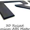 Tailgate Insert Letters Compatible with Chevy Silverado 2019 2020 2021 2022 2023 2024 2025 3D Emblems Badge with Strong Adhesive Matte Black