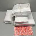 540Pcs Dish Packing Supplies for Moving, 270 Cushion Foam Wrap Pouches & Sheets 4 Sizes (16x12", 12x12", 12x7.8", 7.8x7.8") with 270 Fragile Stickers Plate Packing Sleeves for Fragile Shipping Storage