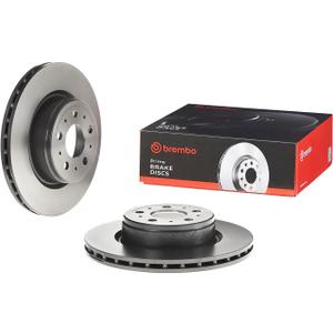 Brembo 09.N360.11 UV Coated Pillar Vented Brake Rotor TESLA OE# 104461100D