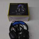 A36 Gaming Headset with Microphone for Pc, Xbox One Series X/s, Ps4, Ps5, Switch, Stereo Wired Noise Cancelling Over-Ear Headphones with Mic for Computer, Laptop, Mac, Nintendo, Gamer (Blue)