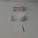 Ultrasonic Retainer Cleaner Machine 48kHz Denture and Aligner Cleaning Pod for Mouth Guards Night Guards Dental Trays Braces Toothbrushes Jewelry with 200ML Capacity (White)