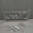 Cheers Neon Sign, USB LED Desk Lightbox Cheers Sign with ON/OFF Switch, 3D Neon Light up Sign for Table Decor, Wall Decor, Bar, Pub, Bachelorette Party (Warm White)