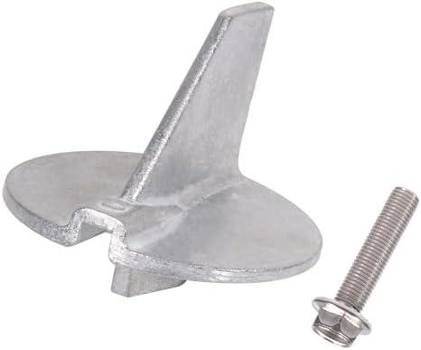 6E5-45371-01 Boat Motor Tab Trim Anode for Yamaha 115HP-225HP 2 stroke and 4 stroke Outboard Engine Replace for Sierra 18-6097, 2 Pieces