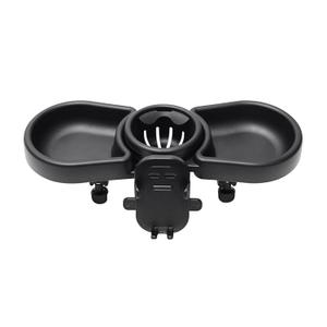 Stroller Snack Tray, Stroller Snack Tray, Multifunctional Stroller Cup Holder, Snack Drink Organizer, Flexible Cup Holder with Tray Stroller Accessories, Snack Tray for Most Baby Strollers