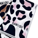 Magic Self-Adhesive Cosmetic Makeup Storage Bag for Travelling, Protectable Travelling Organizer, Easy-Packing Cosmetic Bag Magic Patch Cloth, Camera Lens Protection Wrap, Camera Bag, (Pink Leopard) Pack of 2