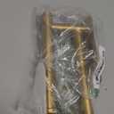 JOPOFI Toilet Paper Holder  Self Adhesive Toilet Paper Holder Wall Mount for Bathroom, SUS 304 Stainless Steel Command Strip Toilet Paper Roll Holder Stick On Wall, No Drilling  Brushed Gold（2 Pcs）