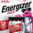 Energizer MAX AAA Batteries (4 Pack), Triple A Alkaline Batteries 3 Pack
