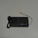 Portable AM FM Radio with Bluetooth Speaker；USB/TF Card MP3 Playback 3.5mm Jack,Auto Scan Save,Loudspeaker for Emergency(Battery-Powered) CampingTravel Home Use Rechargeable Transistor Radio (Black)