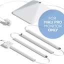 Miku Floor Stand Accessory for Miku Pro Upgraded Smart Baby Monitor, Adjustable Stable Base for Crib and Nursery Placement, Easy to Install, Tools Included, Monitor Not Included