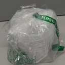 DOITOOL 2Pack Clear Plastic with Lid and Handle (1L) Ice Cream Tub with Lids, Food Grade Round Plastic Pail Container, Freezer Food Storage Containers