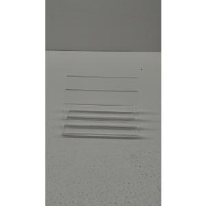 Acrylic Mail Organizer File Sorters for Desk,3-Section Laddered Desktop Vertical Letter Holder,Desk Organizer Workspace Organizer