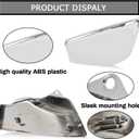Motorcycle Left Right Side Covers- PSLER Side Covers for VTX 1800 Accessories for VTX 1800 VTX1800 R/S/N/F/T 2002-2008 Chrome