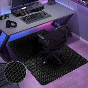 Vicwe Office Chair Mat for Hardwood Floor, 48" x 36" Chair Mats, Gaming Chair Mat for Hardwood, Easy Glide for Chairs, Multi-Purpose Floor Protector Desk Chair Mats for Home Office