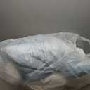 Andency Full Size Comforter Set Light Blue - 7 Pieces Striped Lightweight Bed in a Bag, Soft Microfiber Reversible Bedding Set with Comforter, Fitted & Flat Sheet, Pillowcases & Shams